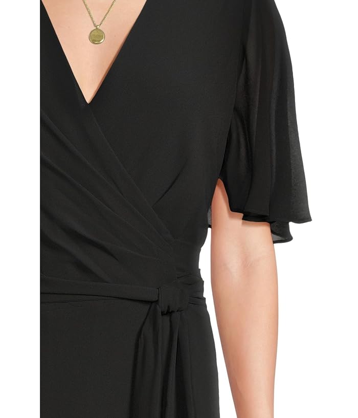 Lauren Ralph Lauren Belted Georgette Dress - Image 4