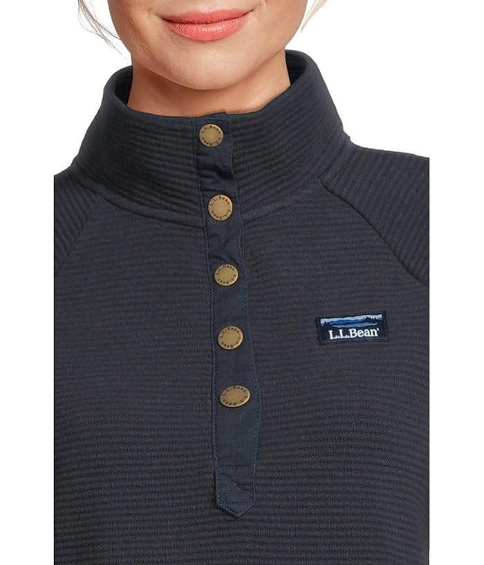 L.L.Bean Lakewashed Ottoman Knit Quarter Snap - Image 4