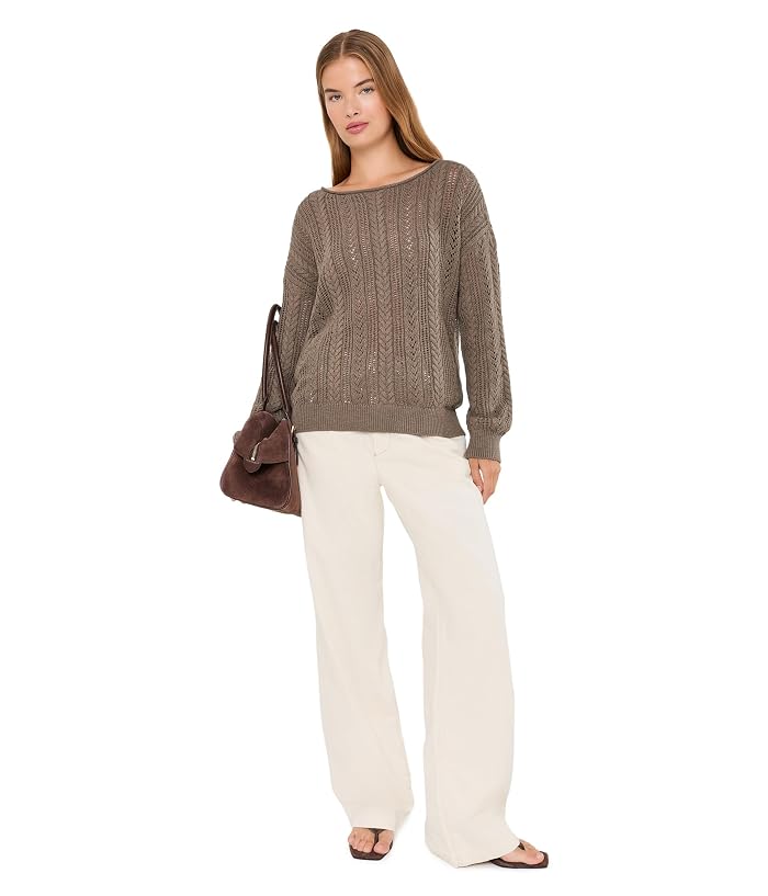 Sanctuary Cable Pointelle Popover - Image 2
