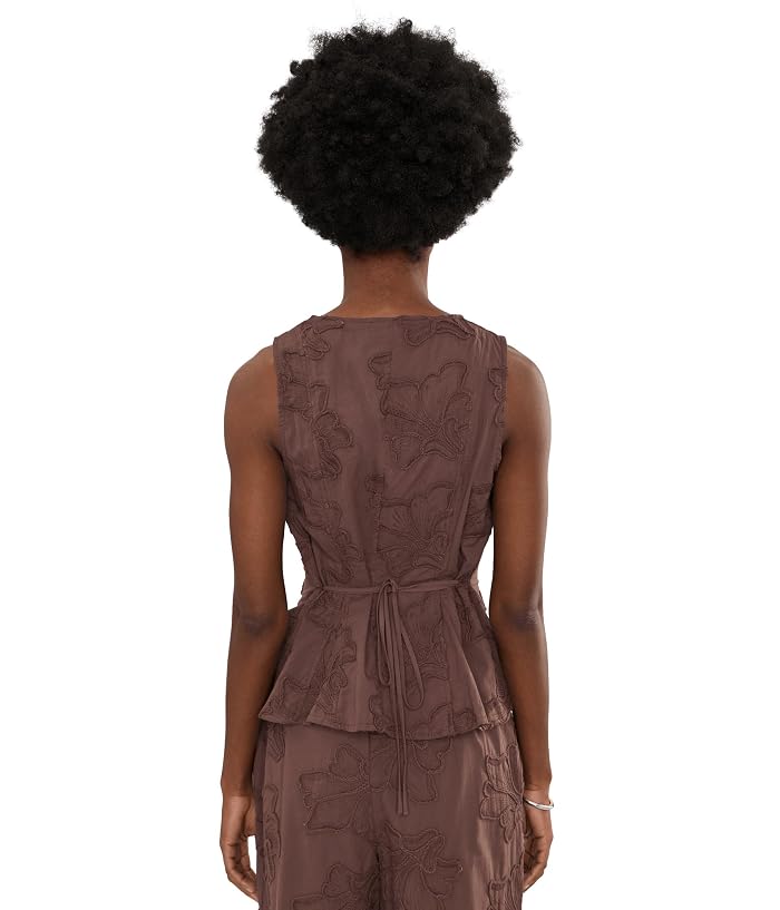Vince Camuto Vneck Buttondown Tank - Image 4