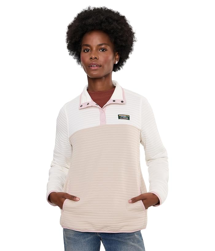L.L.Bean Airlight Knit Pullover Color-Block Regular