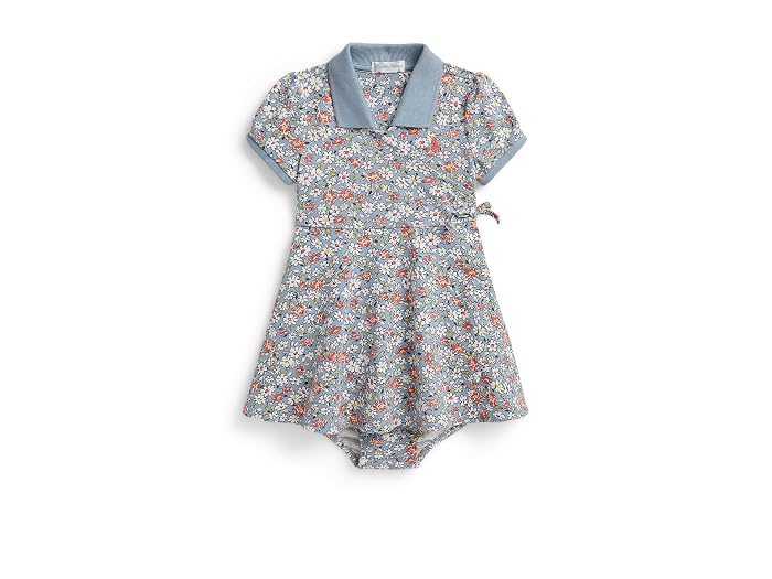 Polo Ralph Lauren Kids Floral Mesh Faux-Wrap Dress & Bloomer (Infant) - Image 4