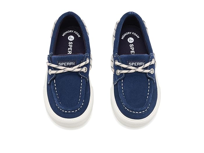 Sperry Kids Bahama Suede Boat Shoes (Little Kid/Big Kid) - Image 2