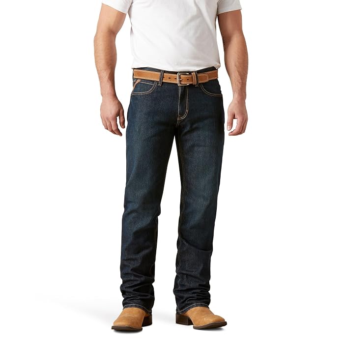 Ariat M4 Performance Pro Ripped Bootcut Jeans in Blackstone