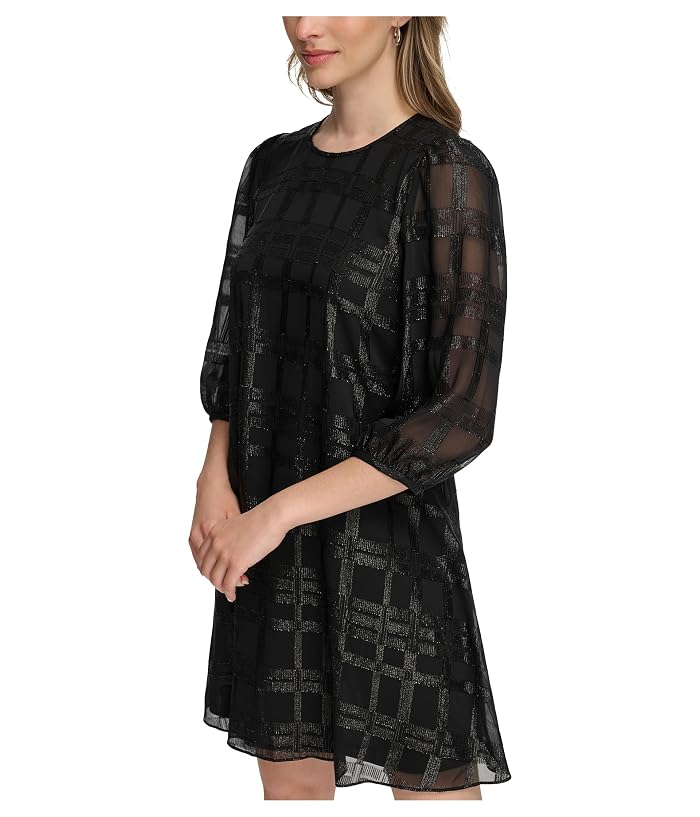 Calvin Klein Chiffon A-Line with Lurex - Image 3