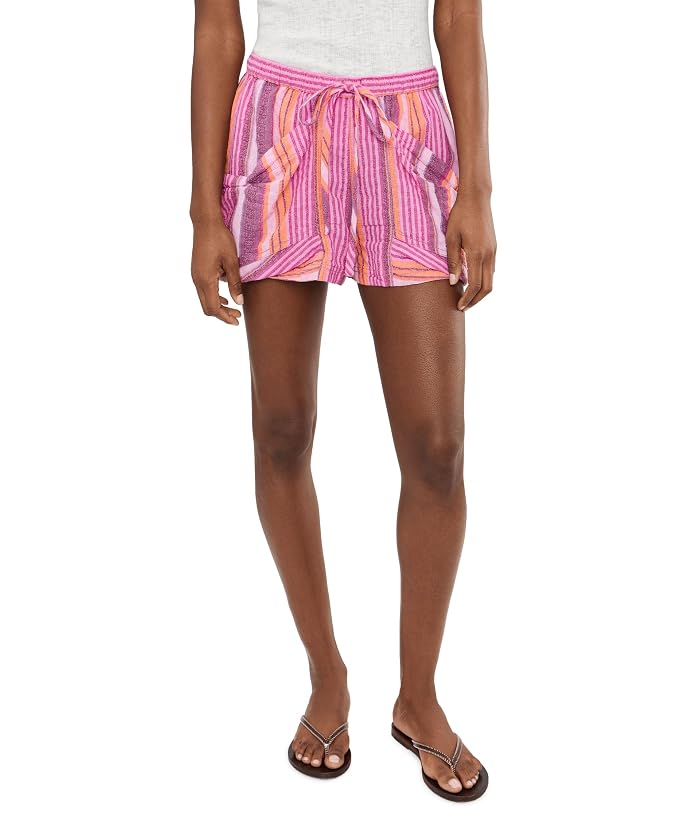 Free People Good Fortune Stripe Shorts