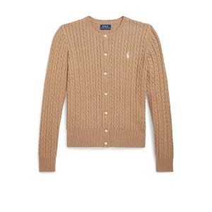 Polo Ralph Lauren Kids Mini-Cable Cotton Cardigan (Big Kid)