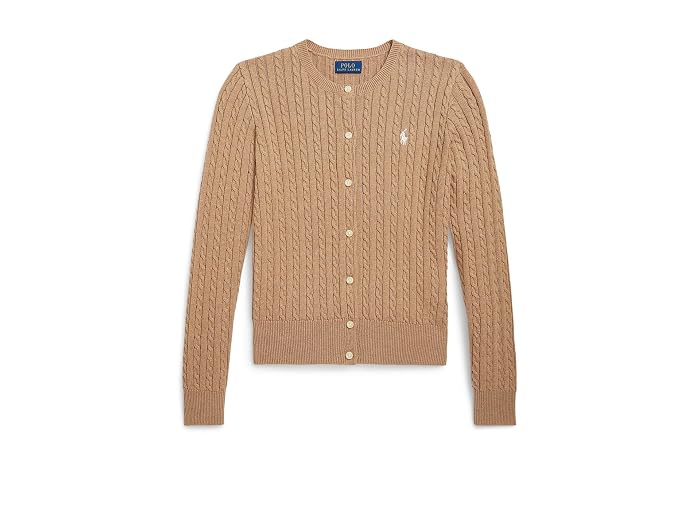 Polo Ralph Lauren Kids Mini-Cable Cotton Cardigan (Big Kid) - Image 4
