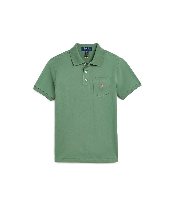 Polo Ralph Lauren Kids Cotton Jersey Pocket Polo Shirt (Big Kid) - Image 4