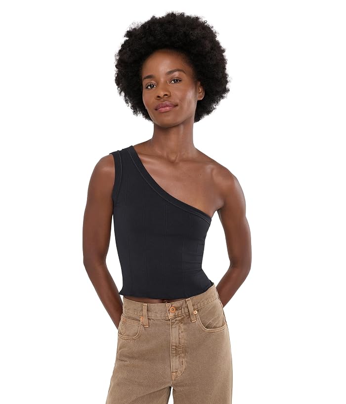 Free People So Soft Seamless Modal Asymmetrical Cami