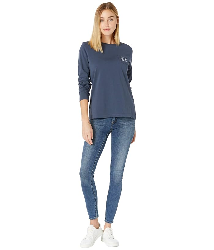 Vineyard Vines Long Sleeve Whale Print Tee - Image 4