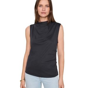 Vince Sleeveless Draped Top