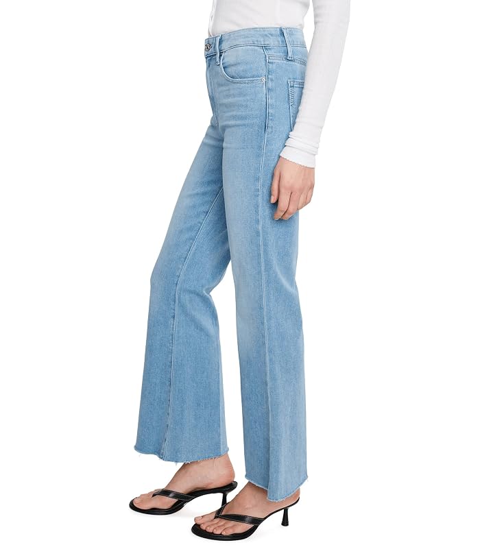 Paige Marlow Skimmer Seamed Beltloops Raw Hem in Santorini Sky - Image 3