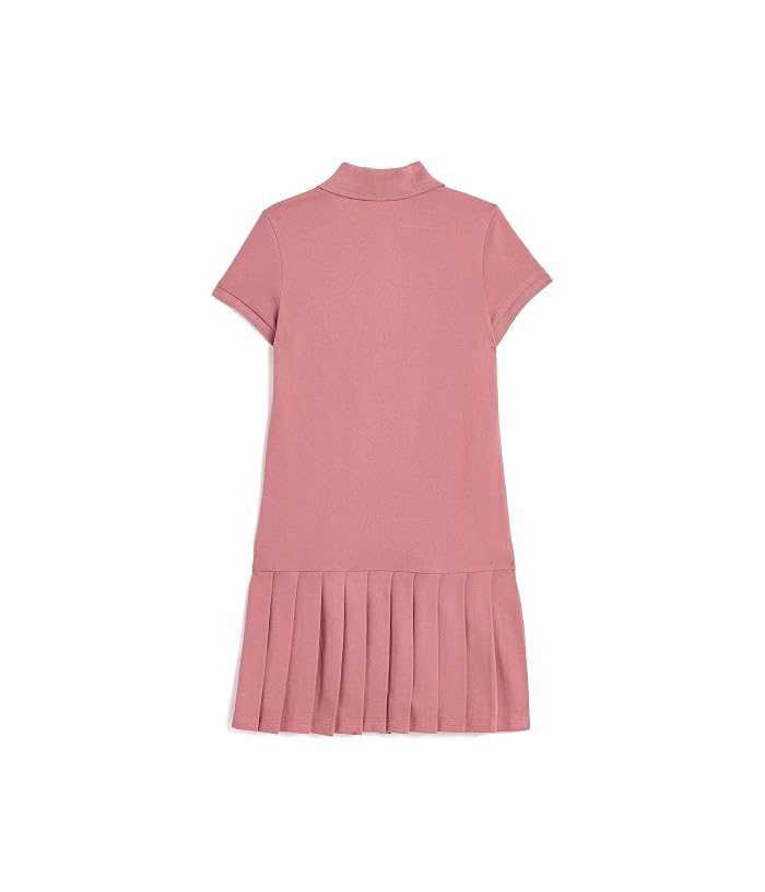 Polo Ralph Lauren Kids Pleated Stretch Mesh Polo Dress (Big Kid) - Image 2