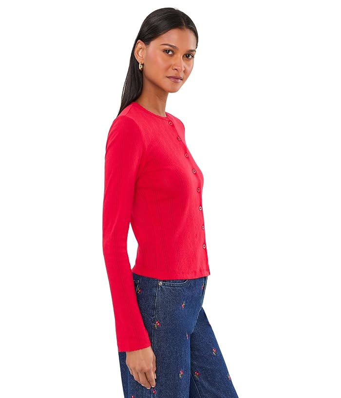 DAZE Stargazer Pointelle Cardigan - Image 3