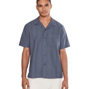 Vince Cove Stripe Short Sleeve Cabana