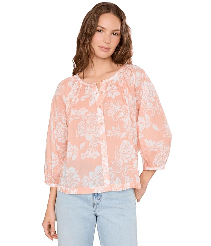 Johnny Was Michaella Peasant Blouse - Sorrento Sunshine