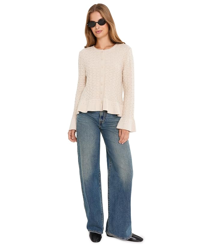 NIC+ZOE Petite Frill Textured Cardigan - Image 2