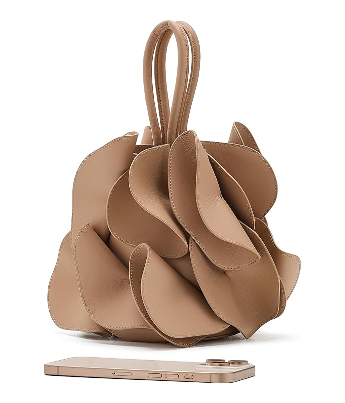 FARM Rio Leather Flower Handbag - Image 3