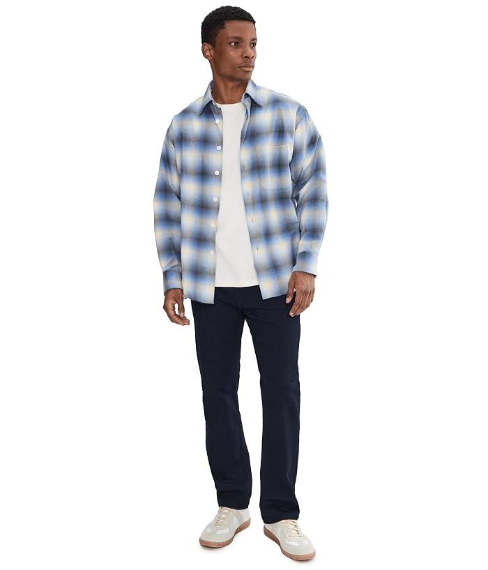 Paige Normandie 30" Inseam Transcend Straight Leg Jeans in Inkwell - Image 2