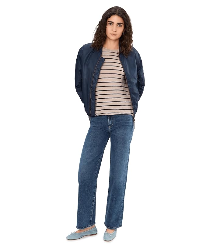 Eileen Fisher Organic Linen Cotton Jewel Neck Sweater - Image 2