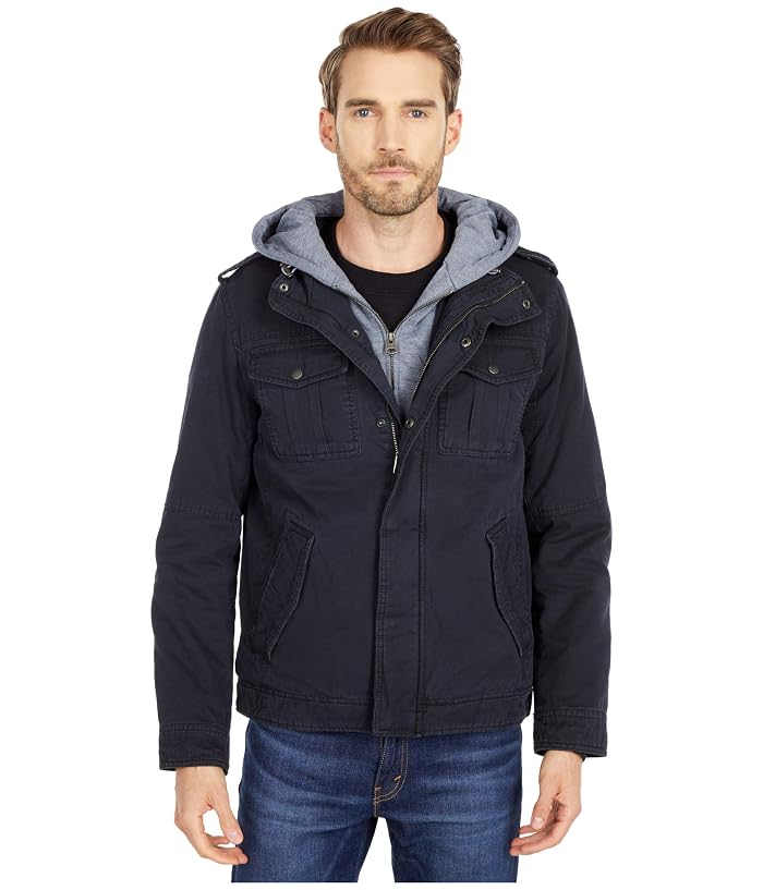 Levi's® Two-Pocket Hoodie with Zip Out Jersey Bib/Hood and Sherpa Lining - Image 3
