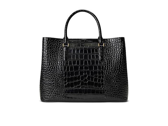 Lauren Ralph Lauren Embossed Leather Large Marcy Satchel - Image 2