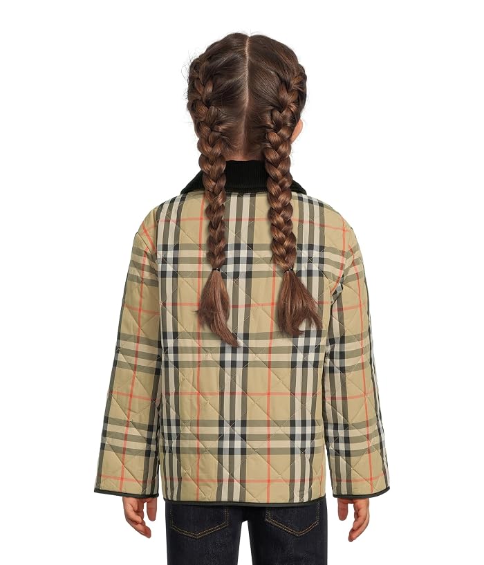 Burberry Kids Milo Check Quilted Jacket (big Kids) - Image 2