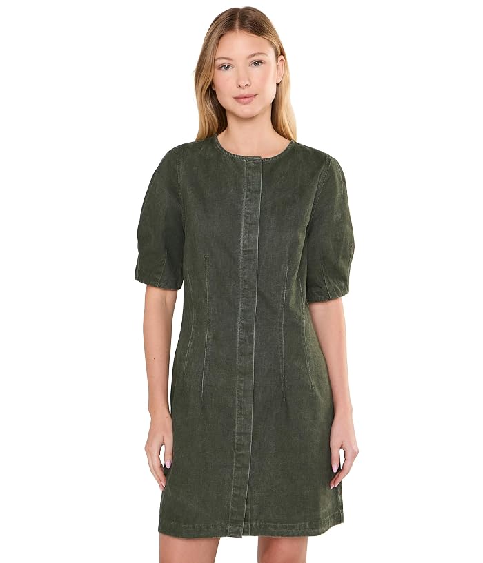 Lilla P Washed Twill Full Sleeve Shirt Dress