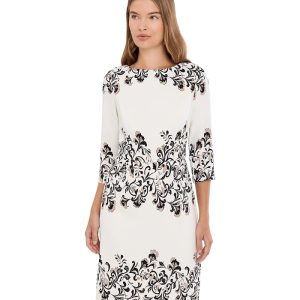 Adrianna Papell Placement Print Dress