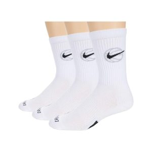 Nike Crew Everyday Bball 3-Pair Pack (Big Kid/Adult)