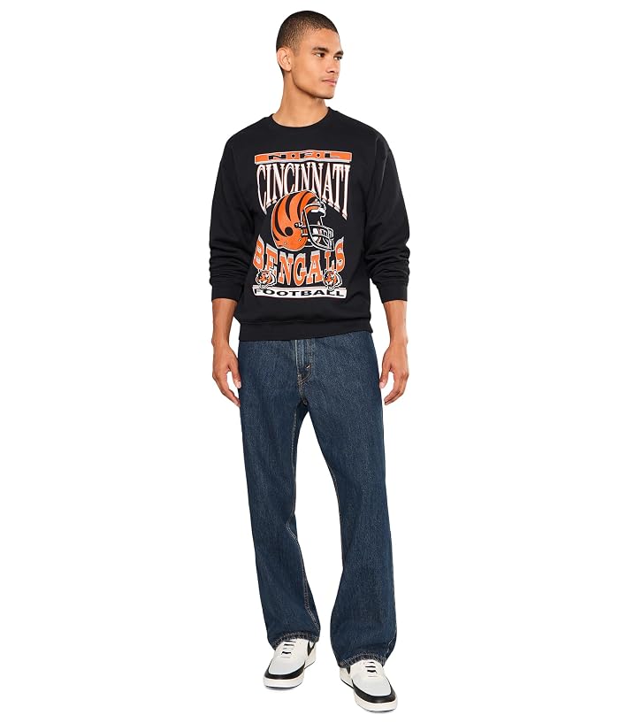 Junk Food Clothing NFL Cincinnati Bengals Helmet Flea Market Crew Fleece - Image 2