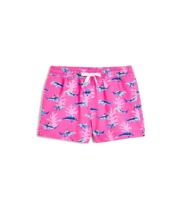 Chubbies Kids The Great Pink Sharks Lined Swim Trunk (Big Kid)
