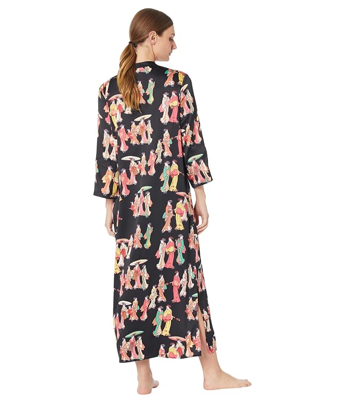 N by Natori Geisha Satin 52" Caftan - Image 2