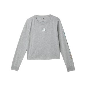 adidas Kids Regular Fit Heather Tee (Big Kid)