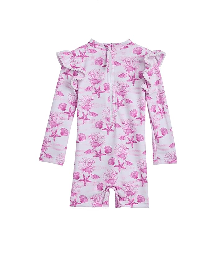 Snapper Rock Kids Lagoon Long Sleeve Sunsuit (Infant) - Image 2