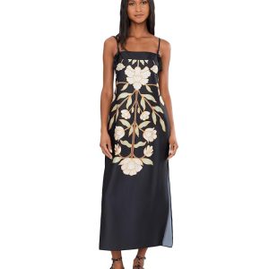 Adrianna Papell Printed Shift Midi