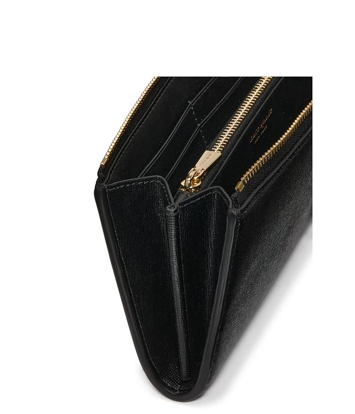 Kate Spade New York Devin Saffiano Leather Zip Around Continental Wallet - Image 4