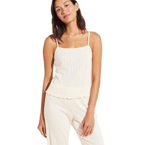 Eberjey Cotton Modal Pointelle Cami