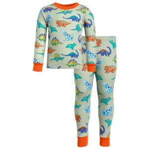 Hatley Kids Dino Party Cotton Pajama Set (Toddler/Little Kid/Big Kid)