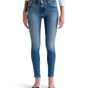 AG Jeans Farrah Mid Rise Skinny Ankle Jean In Adorn