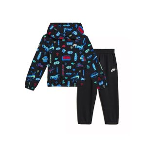 Nike Kids Aop Fleece Hoodie and Joggers Set (Toddler)