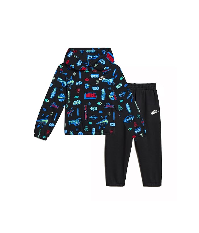 Nike Kids Aop Fleece Hoodie and Joggers Set (Toddler)