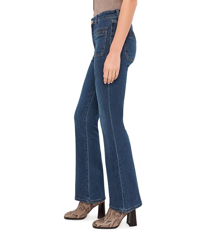 KUT from the Kloth Ana High-Rise Flare in Ravishing/Dark Base Wash - Image 3