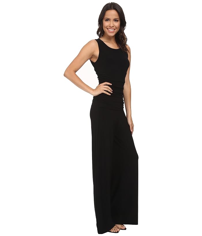 Norma Kamali Sleeveless Shirred Waist Jumpsuit - Image 4