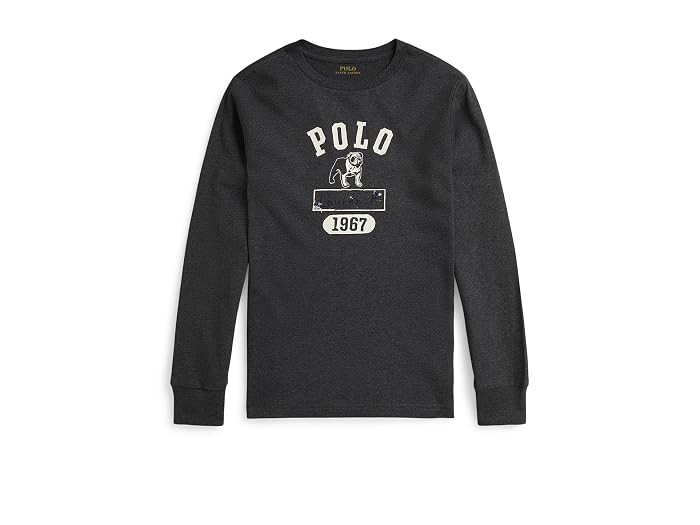 Polo Ralph Lauren Kids Cotton Jersey Graphic Long Sleeve Tee (Big Kid) - Image 2