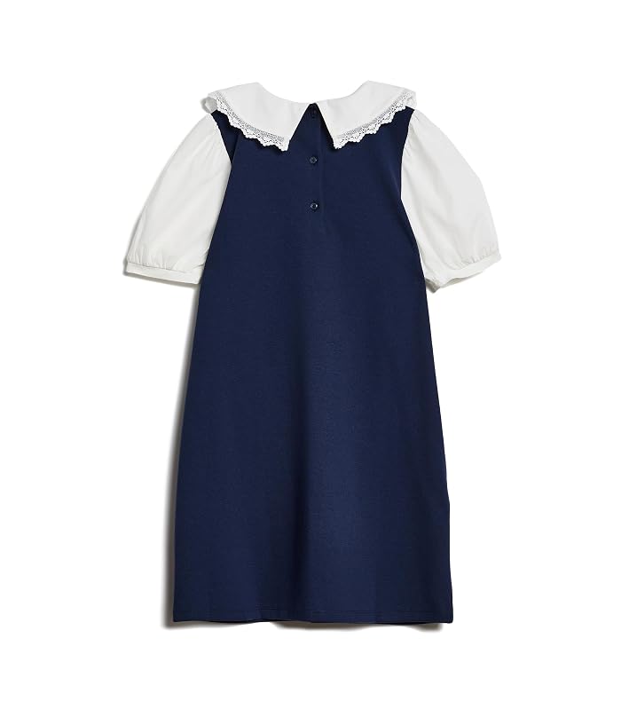 Janie and Jack Ponte Collared Dress (Infant/Toddler/Little Kid/Big Kig) - Image 2