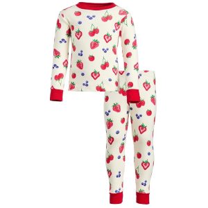 Hatley Kids Summer Berries Cotton Pajama Set (Toddler/Little Kid/Big Kid)