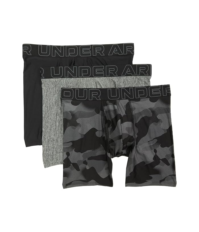 Under Armour 3-pack Performance Tech Print 6” Boxer Briefs - Image 2