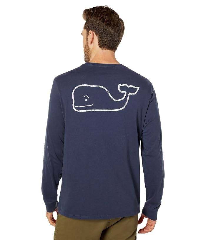 Vineyard Vines Long Sleeve Vintage Whale Pocket T-Shirt